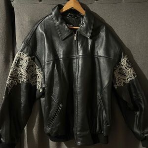 Pelle pelle mans leather jacket